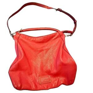 Marc by Marc Jacobs Red Leather Workwear Shoulder Bag